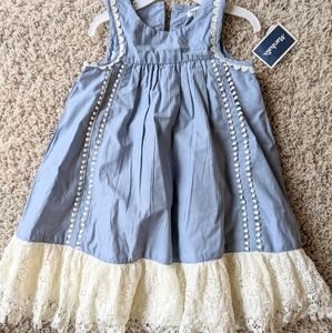 NWT 3t denim Summer or Fall dress